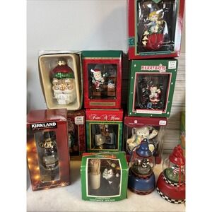 Christmas ornament lot of 11